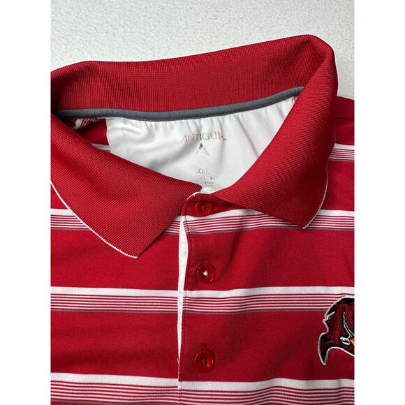 Antigua Tampa Bay Bucs Striped‎ Performance Polo Size XXL - Picture 3 of 10